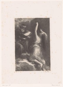 Trollmannen Klingsor tilkaller Kundry Parsifal. Akt II. Evocation de Kundry Liv og verk til Richard Wagner (serietittel) av Ignace Henri Jean Fantin Latour
