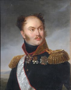 Portrett av grev Mikhail Fyodorovich Orlov 1788-1842, ca 1818 av Henri Françoiss Riesener