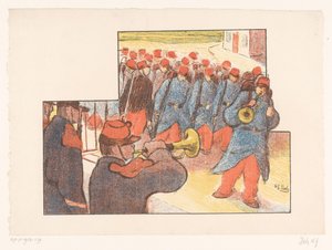 Militær parade Forestillinger av Théâtre Libre (serietittel) Les Programs du Théâtre Libre (serietittel) av Henri Gabriel Ibels