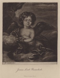James, Lord Beauclerk, andre sønn av kong Charles II og Nell Gwyn (gravering)