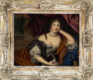 Portrett av Louise Renée de Penancoët de Kérouaille, hertuginne av Portsmouth 1649-1734