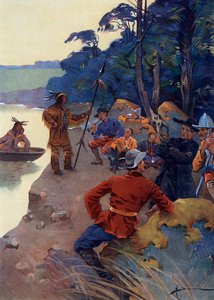 De første europeiske nybyggerne på Saint Lawrence River-bredden, dagens Quebec 1500-1700-tallet (europeiske nybyggere på bredden av Saint Lawrence River