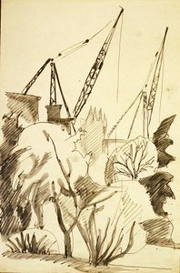 Gjenoppbygging, London av Henri Gaudier Brzeska