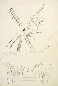 Vindmølle av Henri Gaudier-Brzeska