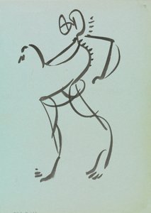 Dansende figur av Henri Gaudier-Brzeska