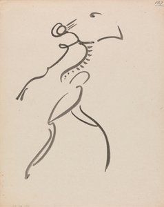 Dansende figur, i profil av Henri Gaudier Brzeska