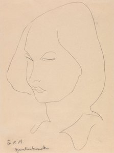 Katherine Mansfield av Henri Gaudier Brzeska