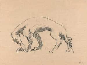 Løvinne i profil av Henri Gaudier Brzeska