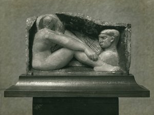 Odalisque (mann og kvinne) 1912-13 (alabast)