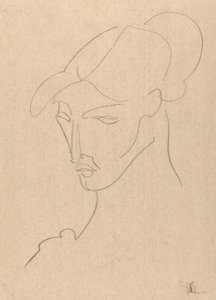 Portrett av en kvinne av Henri Gaudier-Brzeska