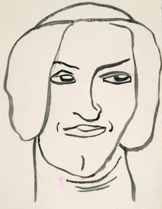 Sophie smiler av Henri Gaudier Brzeska