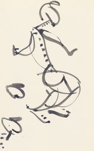 Studie for "Red Stone Dancer", 1914 av Henri Gaudier Brzeska
