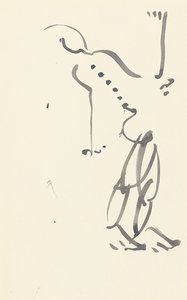 Studie for "Red Stone Dancer", 1914 av Henri Gaudier Brzeska