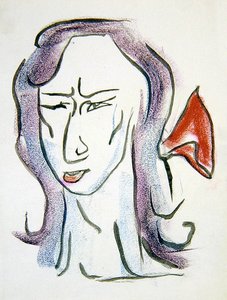 Grevinnen av Oxford og Asquith av Henri Gaudier-Brzeska