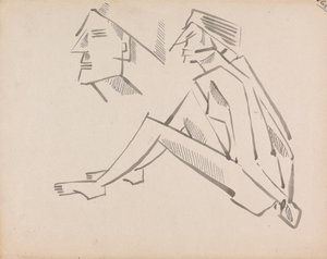 To figurstudier av Henri Gaudier-Brzeska