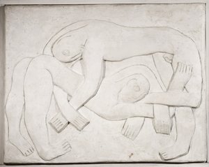 Wrestlers, 1914 ; 1965 av Henri Gaudier Brzeska