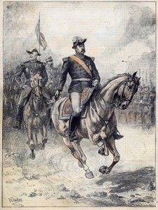 General Felix Gustave (Felix-Gustave) Saussier (1828-1905) i 1892 etter Chartiers aquerelle. av Henri Georges Jacques (after) Chartier