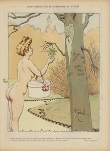 Illustrasjon for Le Rire (farge litho)