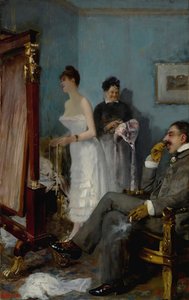 Nana, tidlig på 1880-tallet. av Henri Gervex