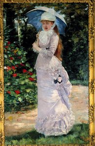 Portrett av Madame Valtesse de la Bigne (1861-1910), kurtisane som fungerte som modell for Nana. Maleri av Henri Gervex (1852-1929)