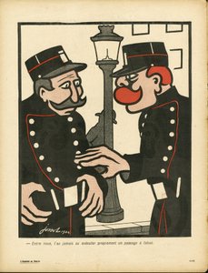 Smørfatet, nummer 150, satirisk i farger av Henri Gustave Jossot
