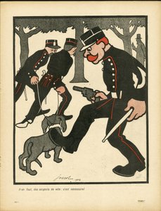 Smørfatet, nummer 150, satirisk i farger av Henri Gustave Jossot