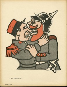 Smørfatet, nummer 163, satirisk i farger av Henri Gustave Jossot