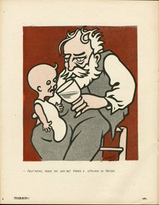 Smørfatet, nummer 178, satirisk i farger av Henri Gustave Jossot