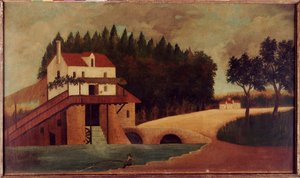 The Mill, ca. 1896 av Henri J.F. Rousseau