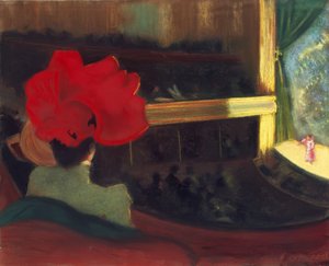 H.Evenepoel, Das Folies Bergere / Pastell