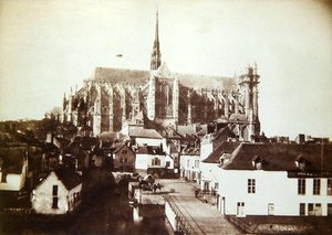 Amiens katedral, ca. 1851-52 (kalotype)