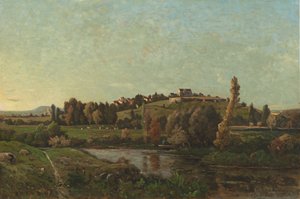 Landskap i Auvergne, 1870. av Henri Joseph Harpignies