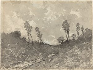 Vei ved Hérisson av Henri Joseph Harpignies