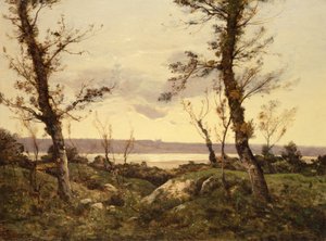 Elvemunningen, 1895 av Henri Joseph Harpignies