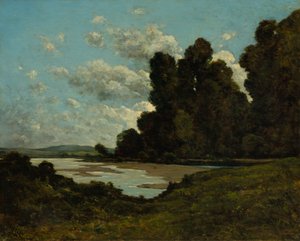 Elven Loire ved Nevers av Henri Joseph Harpignies