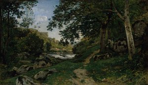 The Rocky Path in the Morvan Path of rocks in the Morvan, 1869.