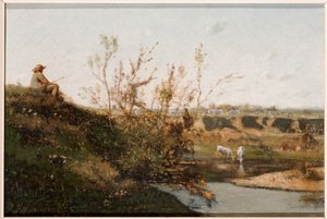 Vanningsplassen av Henri Joseph Harpignies