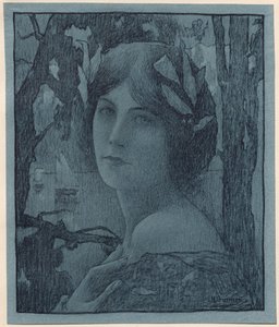 Søt natt, 1899. av Henri Jules Guinier
