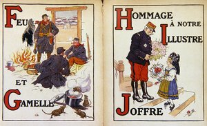 Fire and Mess tin, og hyllest til marskalk Joffre, illustrasjon fra 