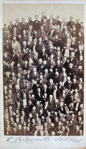 DET FØRSTE ITALIENSKE PARLAMENTET 1861 av Henri Le Lieure