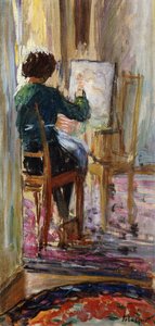 datter av kunstneren; Kunstnerens datter, av Henri Lebasque