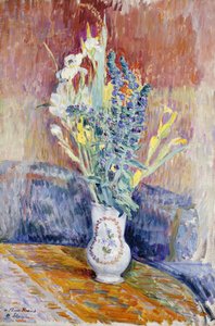 Blomsterbukett; Blomsterbukett, av Henri Lebasque