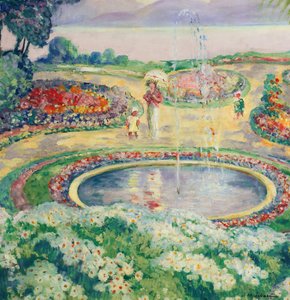 Blomsterhagen. av Henri Lebasque