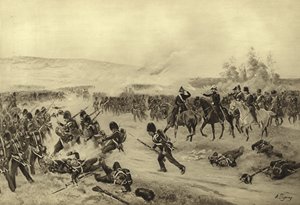 Slaget ved Alma, 1854 (gravyr)