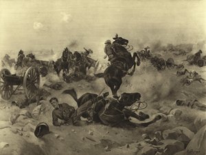 Slaget ved Colenso, 1899 (gravyr)