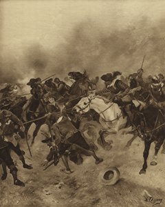 Slaget ved Marston Moor, 1644 (gravyr)