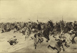 Slaget ved Omdurman, 1899 (gravyr)