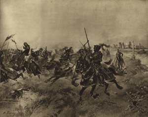 Battle of the Spurs, 1513 (gravyr)