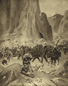 Den abyssiniske krigen, 1868 (gravyr)