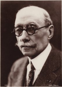 Portrett av Andre Messager (s/hvitt bilde) av Henri Manuel